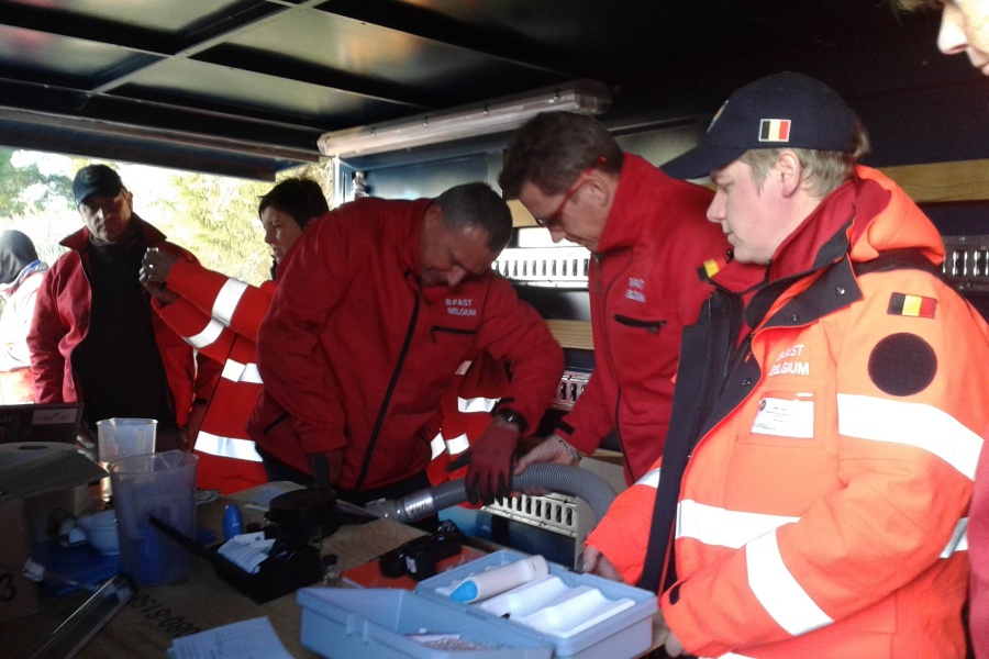 EUFaModex Module Water purification of the Belgian Civil Protection 
